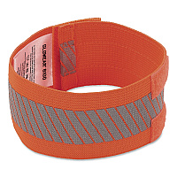 ergodyne GloWear 8100 Hi-Vis Arm/Leg Band with Hook and Loop, Small/Medium, Orange, 2/Pack (29021)