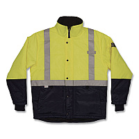 ergodyne N-Ferno 6478 Class 2 Hi-Vis Freezer Jacket, Small, Lime (41272)