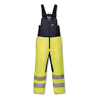 ergodyne N-Ferno 6479 Hi-Vis Freezer Bib Overalls, X-Large, Lime (41285)