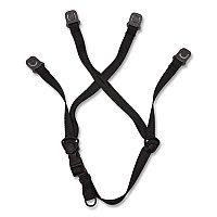 ergodyne Skullerz 8901 Replacement Chin Strap for Type 2 Full Brim Safety Helmet, Black (60580)