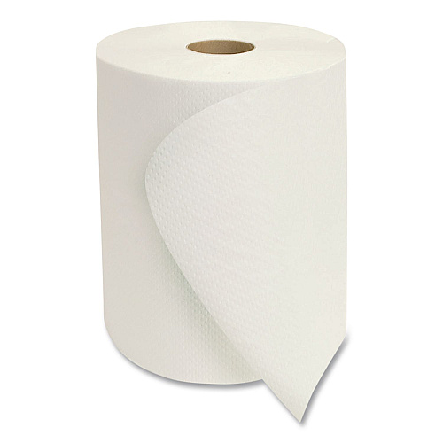 Morcon Paper Morsoft Universal Roll Towels, 1-Ply, 8" x 1,000 ft, White, 6 Rolls/Carton (W61000)