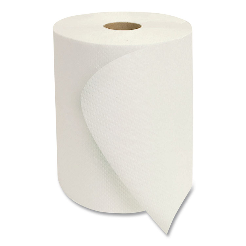 Morcon Paper Morsoft Universal Roll Towels, 1-Ply, 8" x 1,000 ft, White, 6 Rolls/Carton (W61000)