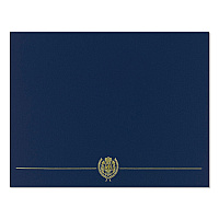 Great Papers! Classic Crest Certificate Covers, 9.38 x 12, Navy, 4/Pack (903115)