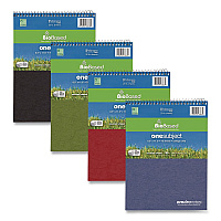 Roaring Spring Environotes BioBased Notepad, Randomly Assorted Cover Colors, Medium/College Rule, (70) White 8.5 x 11 Sheets (13363)