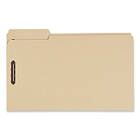 Pendaflex Top Tab Fastener Folder, 1/3-Cut Tab: Assorted, Expands 2", 2 Fasteners, Legal Size, Manila, 5/Box (29537R)
