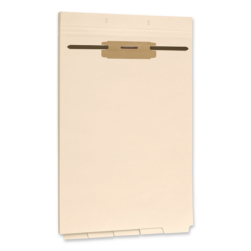 Pendaflex File Divider Set, End Tab: 1/5-Cut, 1 Fastener, Letter Size, Manila, 50/Pack (75600)