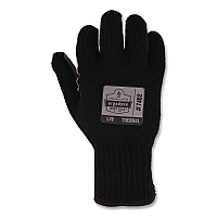 ergodyne ProFlex 7402 Thermal Knit Cooler Gloves, 10" Long, Small (7), Black (10612)
