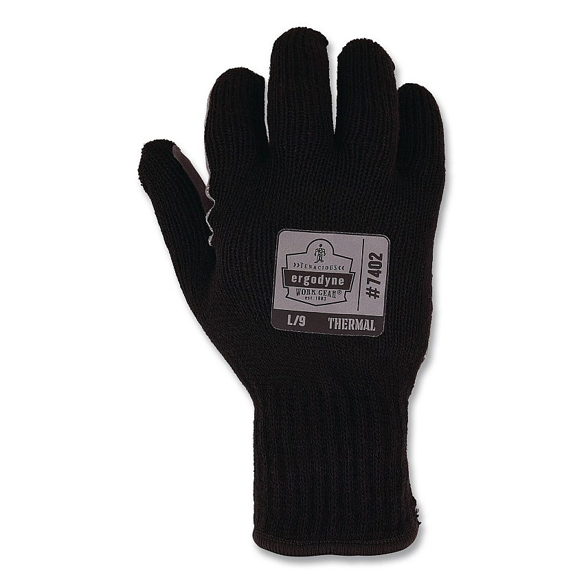 ergodyne ProFlex 7402 Thermal Knit Cooler Gloves, 11" Long, X-Large (10), Black, Pair (10615)