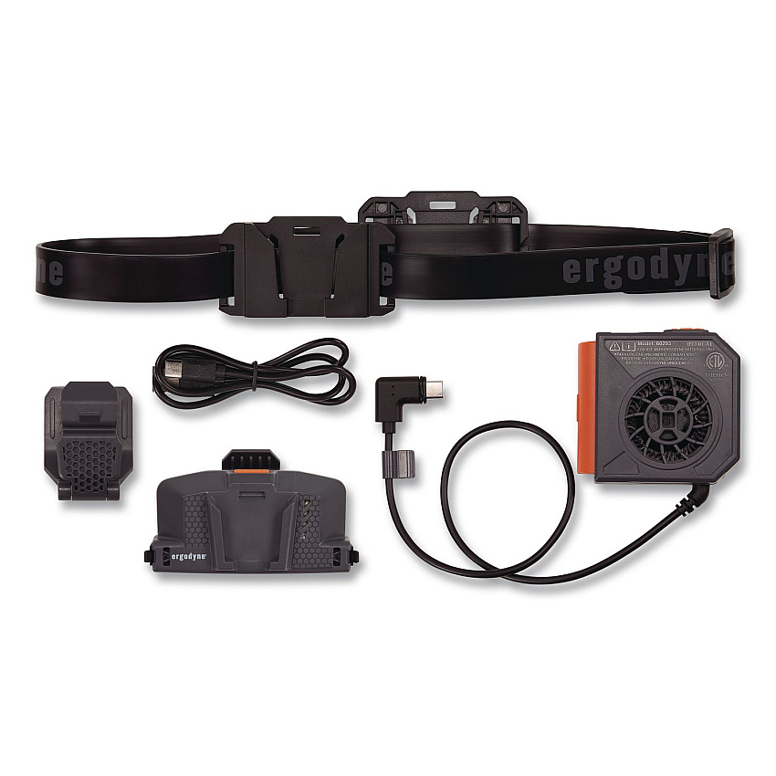 ergodyne Skullerz 8884 Hard Hat Mounted Fan Kit (60293)