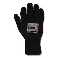ergodyne ProFlex 7402 Thermal Knit Cooler Gloves, 10" Long, X-Small (6), Black, Pair (10611)