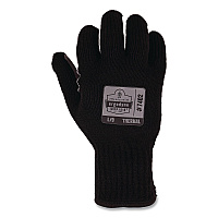 ergodyne ProFlex 7402 Thermal Knit Cooler Gloves, 11" Long, Large (9), Black (10614)