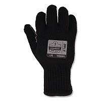 ergodyne ProFlex 7402 Thermal Knit Cooler Gloves, 10.5" Long, Medium (8), Black, Pair (10613)