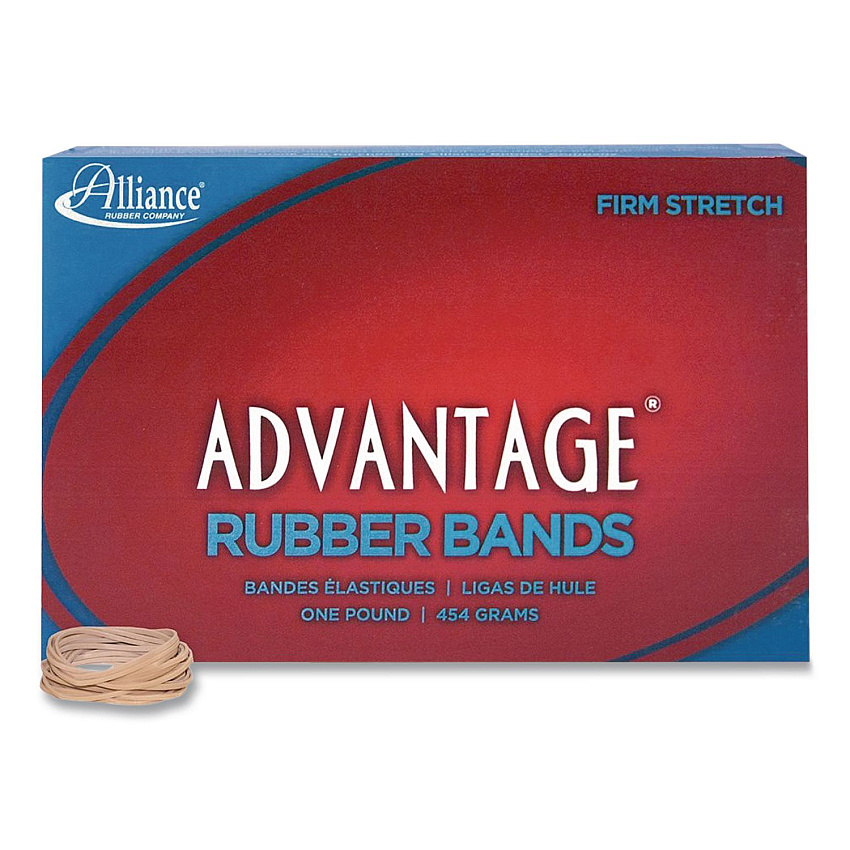 Alliance Advantage Multi-Purpose Rubber Band, Size #12, Natural Crepe, 1 lb Box, 2,500/Box (26125)