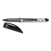 Ticonderoga RediSharp+ Permanent Markers, Fine Tip, Black, 12/Pack (98207)