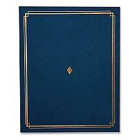 Gartner Studios Certificate Holders, 9.5 x 12, Blue/Gold, 6/Pack (35005)