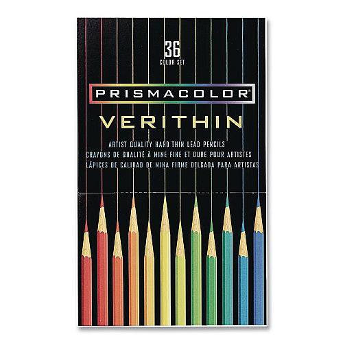 Prismacolor Verithin Colored Pencils, Assorted Lead and Barrel Colors, 36/Set (2428)