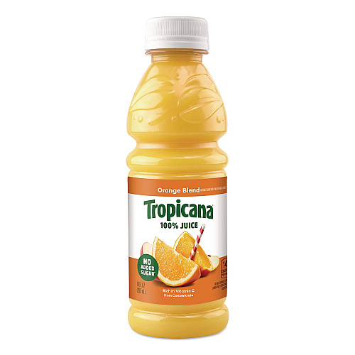 Tropicana Orange Juice Blend, 10 oz Bottle, 24/Carton (20686