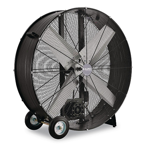 Global Industrial Portable Drum Blower Fan, 42", Black (600554)