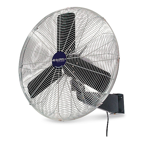 Global Industrial Oscillating Wall Mount Fan, 3 Speed, 24" (607050)