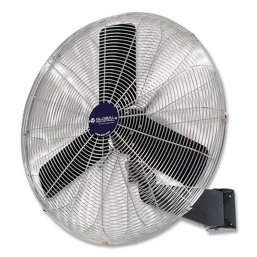 Global Industrial Oscillating Wall Mount Fan, 3 Speed, 30" (607051)