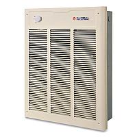 Global Industrial Fan Forced Wall Heater with Enclosed Motor, 4,000 W, 15.75 x 5 x 19.25, White (246743)