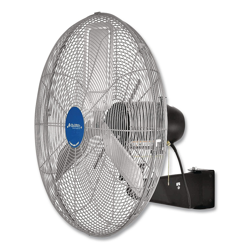 Global Industrial Deluxe Oscillating Wall Mount Fan, 30" (258322)