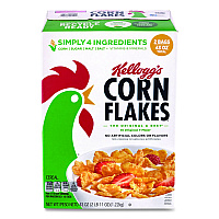 Kellogg's Corn Flakes Cereal,  2 Bags/Box,  43 oz Box (22002626)