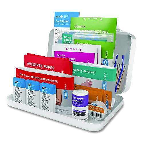 SUREFILL 10 Series First Aid Kit, 72 Pieces, Metal Case (AK10T)