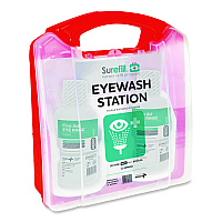 NeutraFlush Emergency Eyewash Station 75 Series, 16 oz Bottle, 2 Bottles/Station, 4 Stations/Carton (AK75EWN)