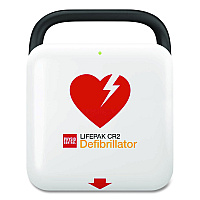 CARDIACT LIFEPAK CR2 Cellular Defibrillator, Fully Automatic, English/Spanish, Handle (99512001714)