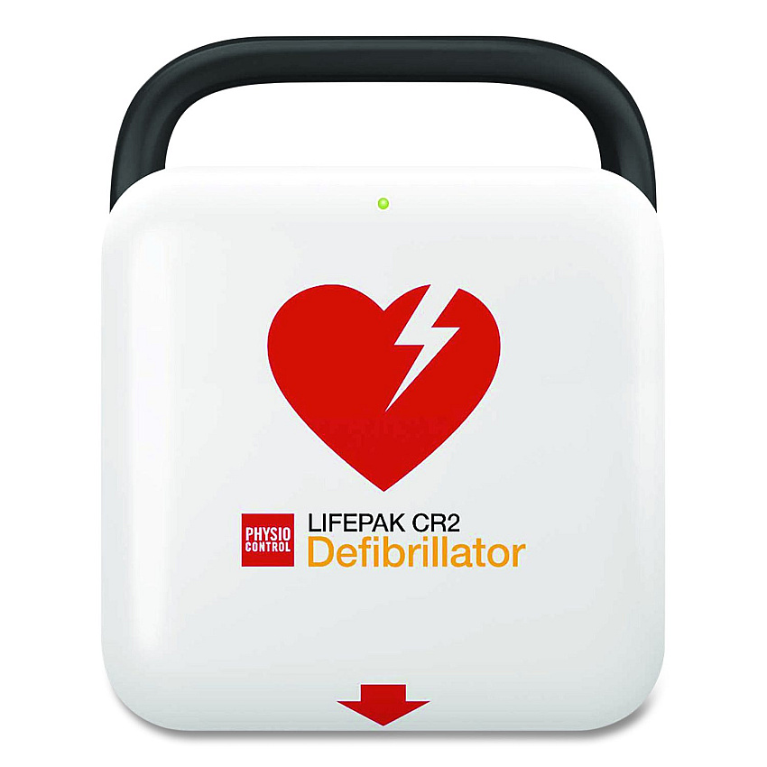 CARDIACT LIFEPAK CR2 Cellular Defibrillator, Fully Automatic, English/Spanish, Handle (99512001714)