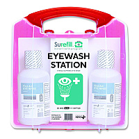 NeutraFlush Emergency Eyewash Station 50 Series, 16 oz Bottle, 2 Bottles/Station (AK50EWN)