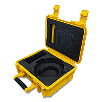 CARDIACT HeartSine AED Rugged Watertight Carry Case, 11.5" x 6" x 6", Yellow/Black/White (CARG01)