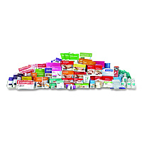 SUREFILL 200 Series Class B 5-Shelf First Aid Cabinet Refill - Meds, 1,183 Pieces (SF200BMTSF)