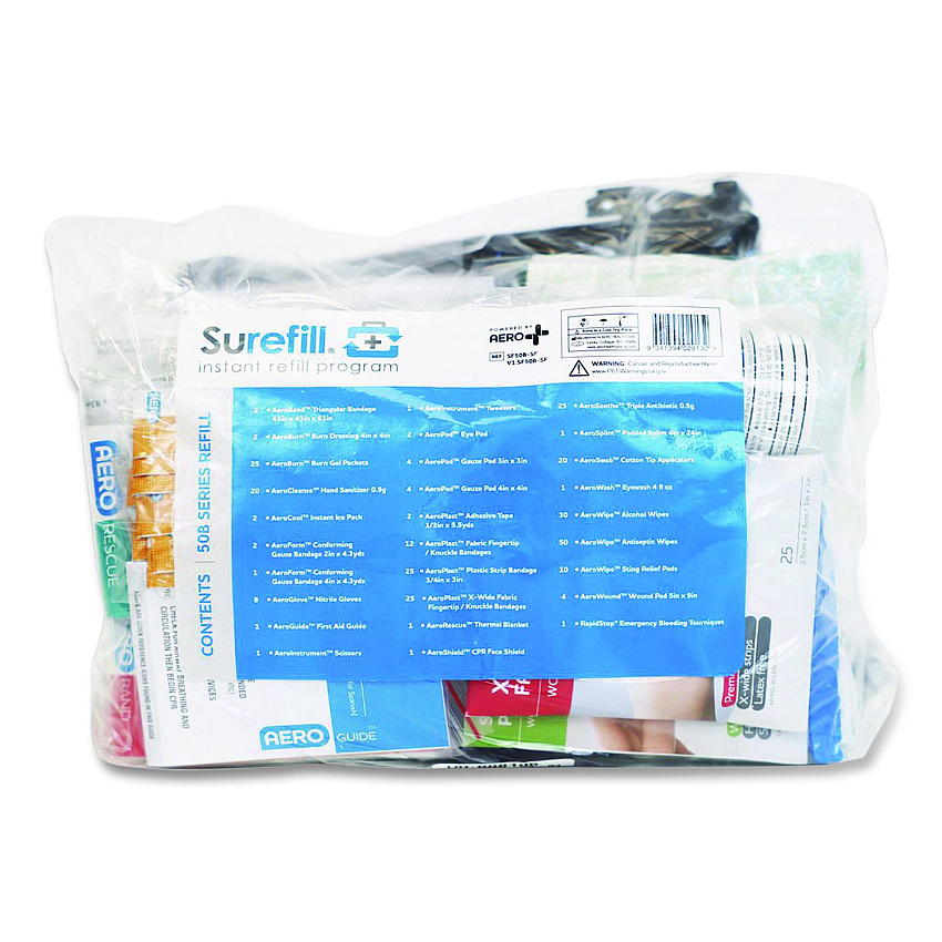 SUREFILL 50 Series ANSI B First Aid Kit Refill, For All 50B Series Kits 2021, 283 Pieces (SF50BSF)