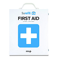 SUREFILL Three-Shelf Metal Cabinet 100 Series ANSI 2021 B - Without Meds, 460 Pieces, Metal Case (SF100BT)
