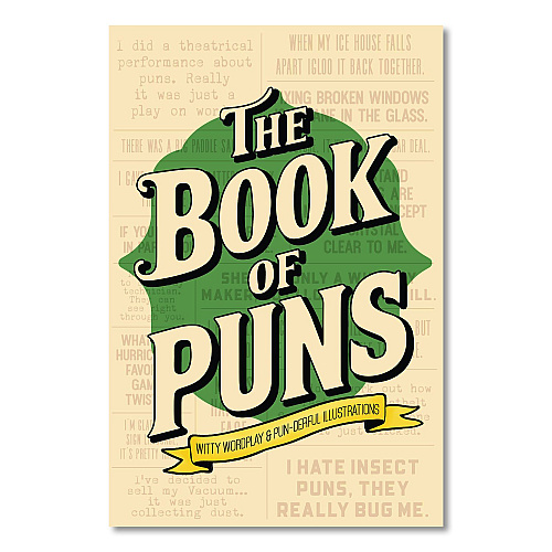 Willow Creek Press The Book of Puns Softcover Book, Paperback, 112 Pages (49809)