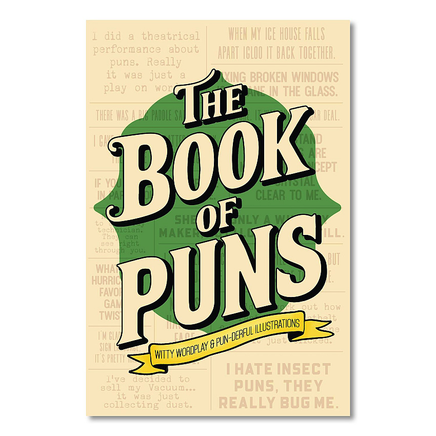 Willow Creek Press The Book of Puns Softcover Book, Paperback, 112 Pages (49809)