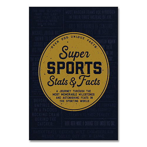 Willow Creek Press Super Sports Stats and Facts Softcover Book, Paperback, 112 Pages (49823)