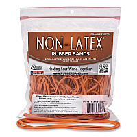 Alliance Non-Latex Rubber Bands, Size 117B, Orange, 63/Pack (37178)