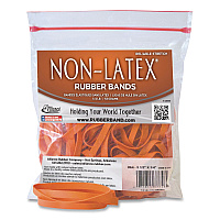 Alliance Non-Latex Rubber Bands, Size 64, Orange, 95/Pack (37648)