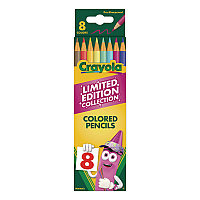 Crayola Limited Edition Collection Colored Pencils, Assorted Lead and Barrel Colors, 8/Pack (682128)