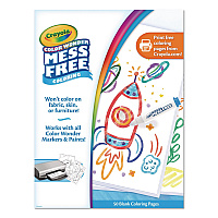 Crayola Color Wonder Blank Coloring Book, Ages 3 and Up, 50 Pages (752840)