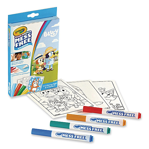 Crayola Color Wonder Bluey Mini Box Set, Ages 3 and Up, 12 Pages (752863)