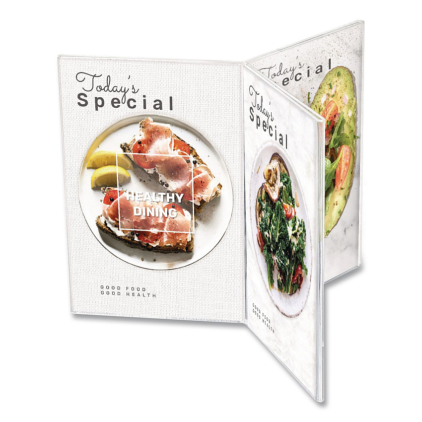 Deflecto Tabletop Brochure Holder, 4 x 6 Insert, Clear (PX04746)