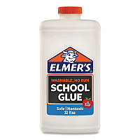 Elmer's Washable School Glue, 32 oz, Dries Clear (2024678)