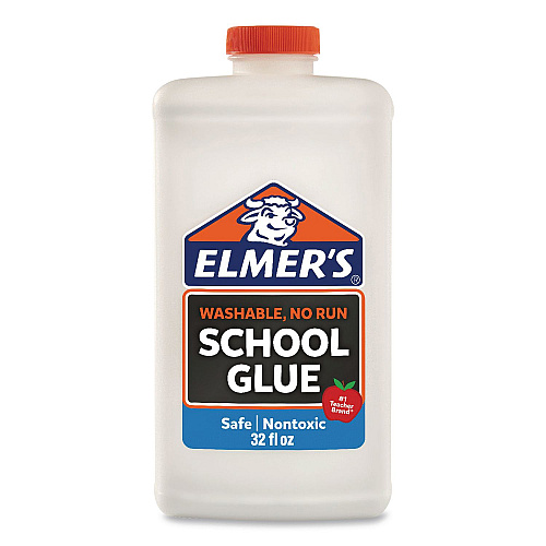 Elmer's Washable School Glue, 32 oz, Dries Clear (2024678)