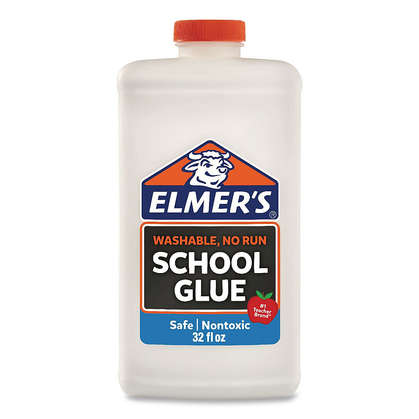 Elmer's Washable School Glue, 32 oz, Dries Clear (2024678)