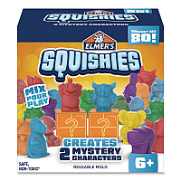 Elmer's Squishies Kids' Activity Kit with (2) Mystery Character Molds, Ages 6 and Up, 12 Pieces (2176574)