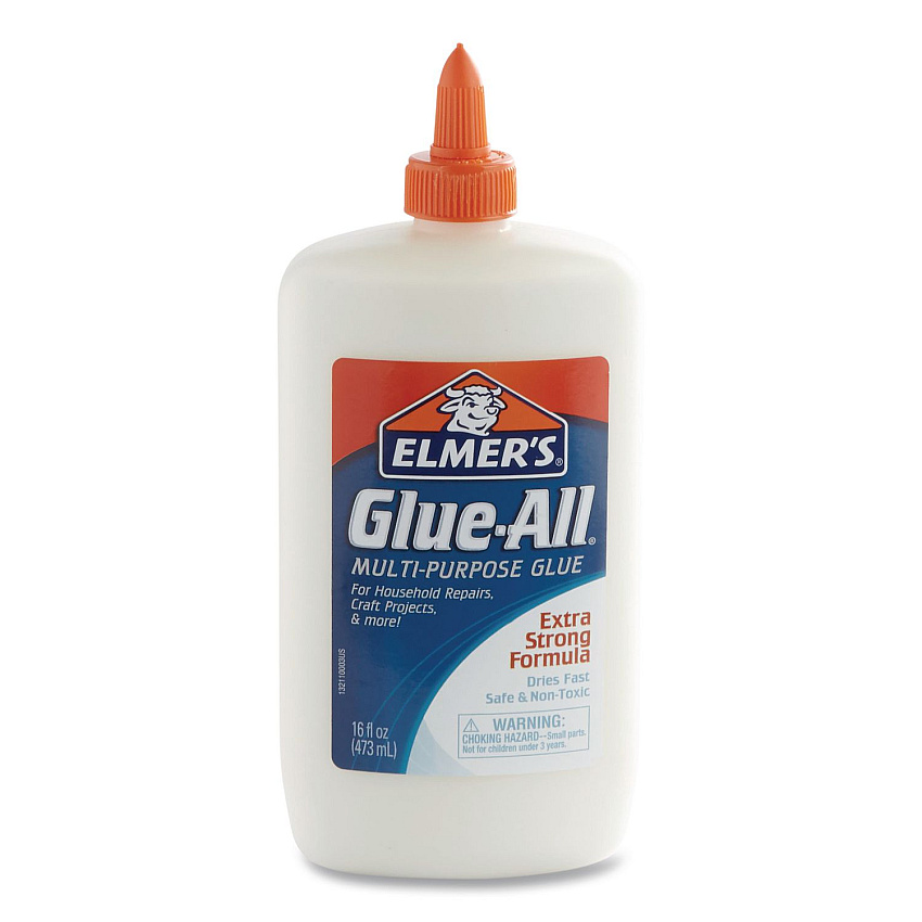 Elmer's Glue-All White Glue, 16 oz, Dries Clear (E1321)